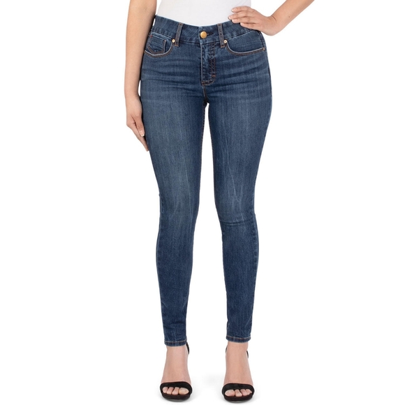 NWT Seven7 Ladies Size 4 & 8 High Rise Tummyless Friday Skinny Jeans - Picture 2 of 7